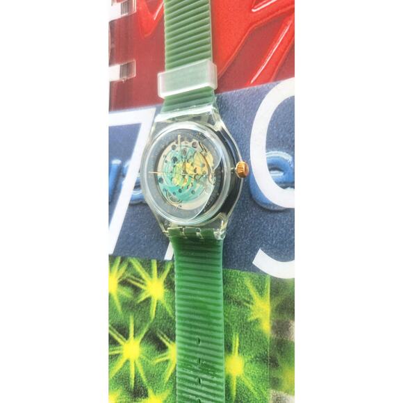 Swatch TIME TO MOVE SAK102 1992 Automatic 23 Jewles watch New Old Stock - Picture 4 of 9